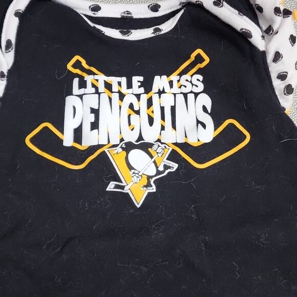 Pittsburgh Penguins Little Miss Penguins Romper - Picture 2 of 5